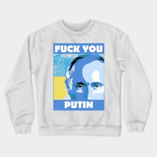 FuckU Putin - Let Us Stand With Ukraine Crewneck Sweatshirt